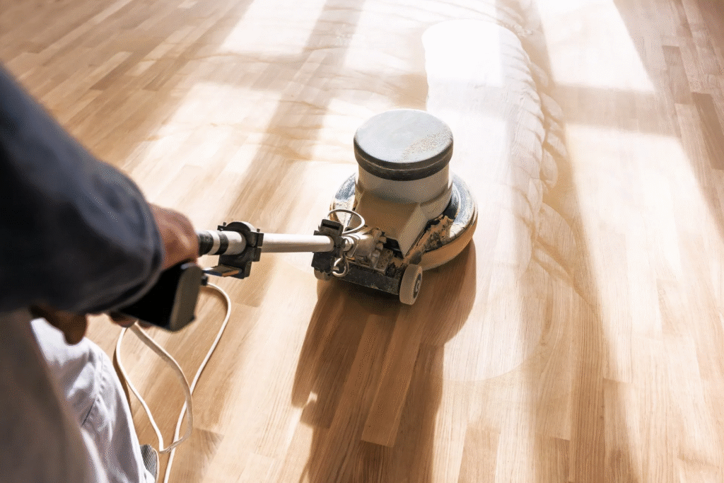 Wood Floor Cleaning in Highland Village