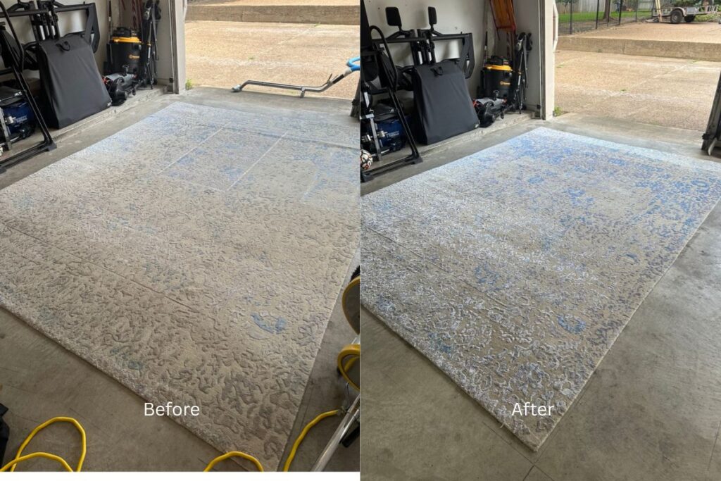 Area rug cleaning results in Argyle and Bartonville TX