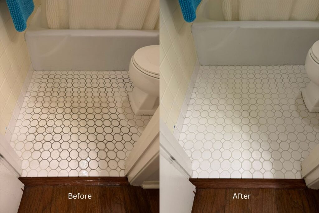 Tile and grout cleaning results in Fort Worth TX